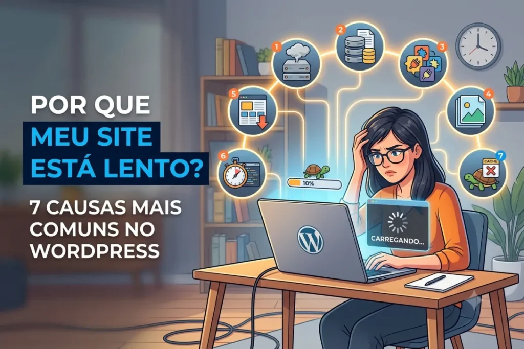 Por que meu site está lento? 7 causas mais comuns no WordPress