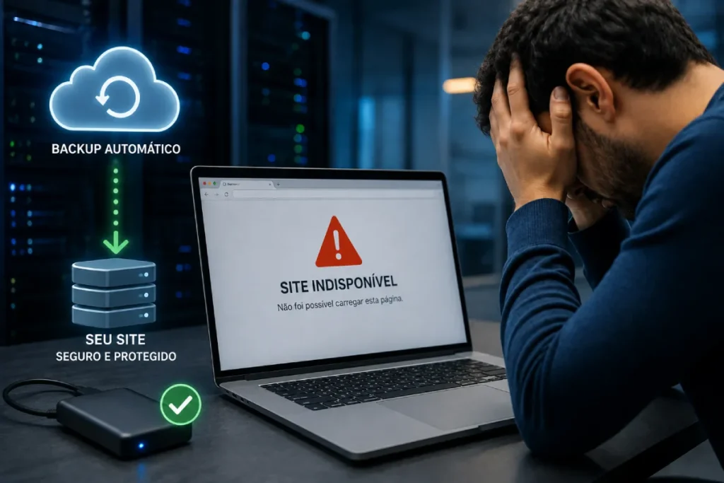 Backup automático: por que seu site precisa de um (e você provavelmente não tem)