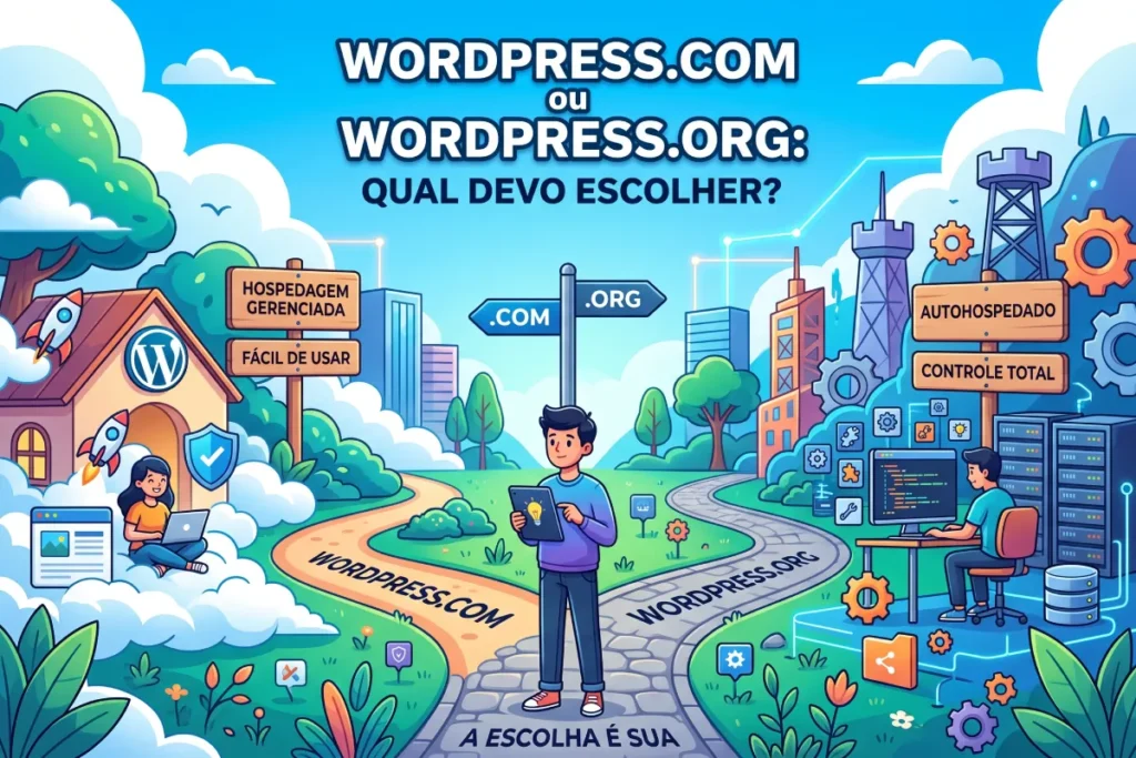WordPress.com ou WordPress.org: qual devo escolher?